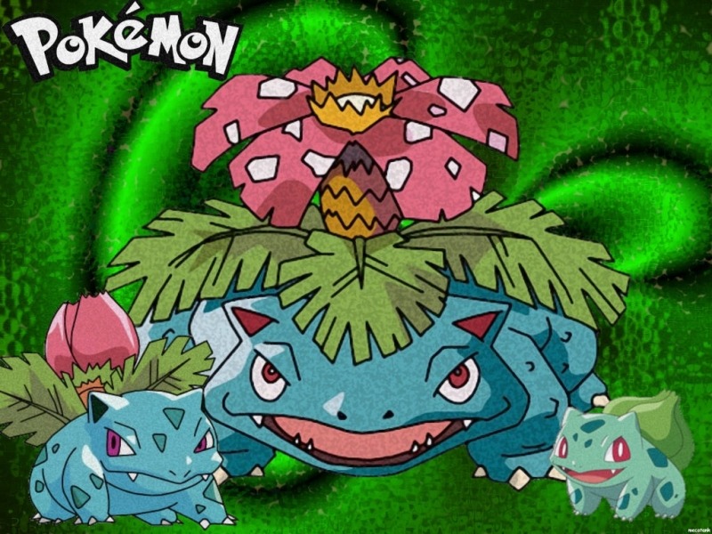 Bulbasaur,Ivysaur,Venusaur